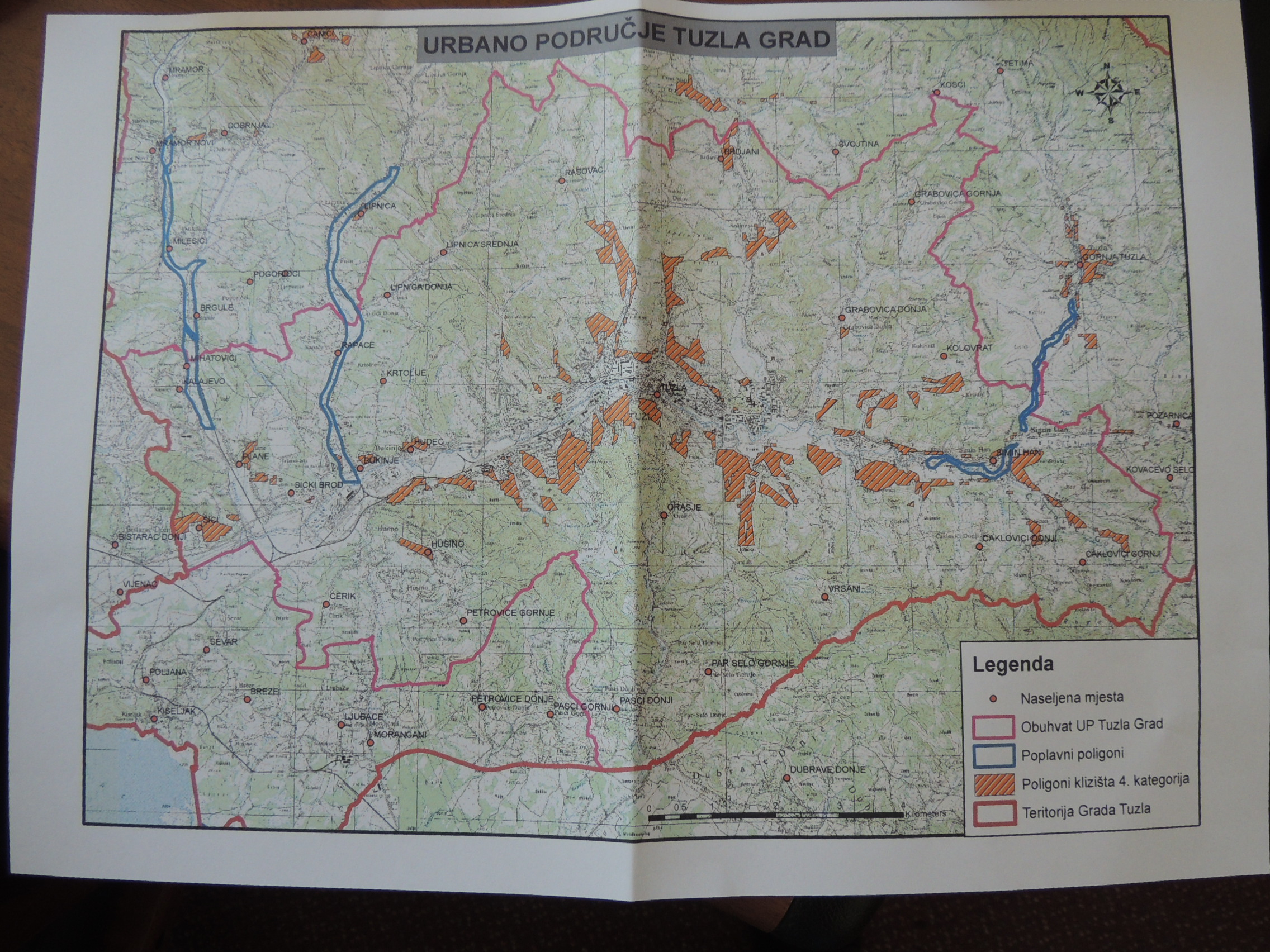 Detaljna procjena rizika od poplava i klizišta za urbana područja Tuzle i Doboja