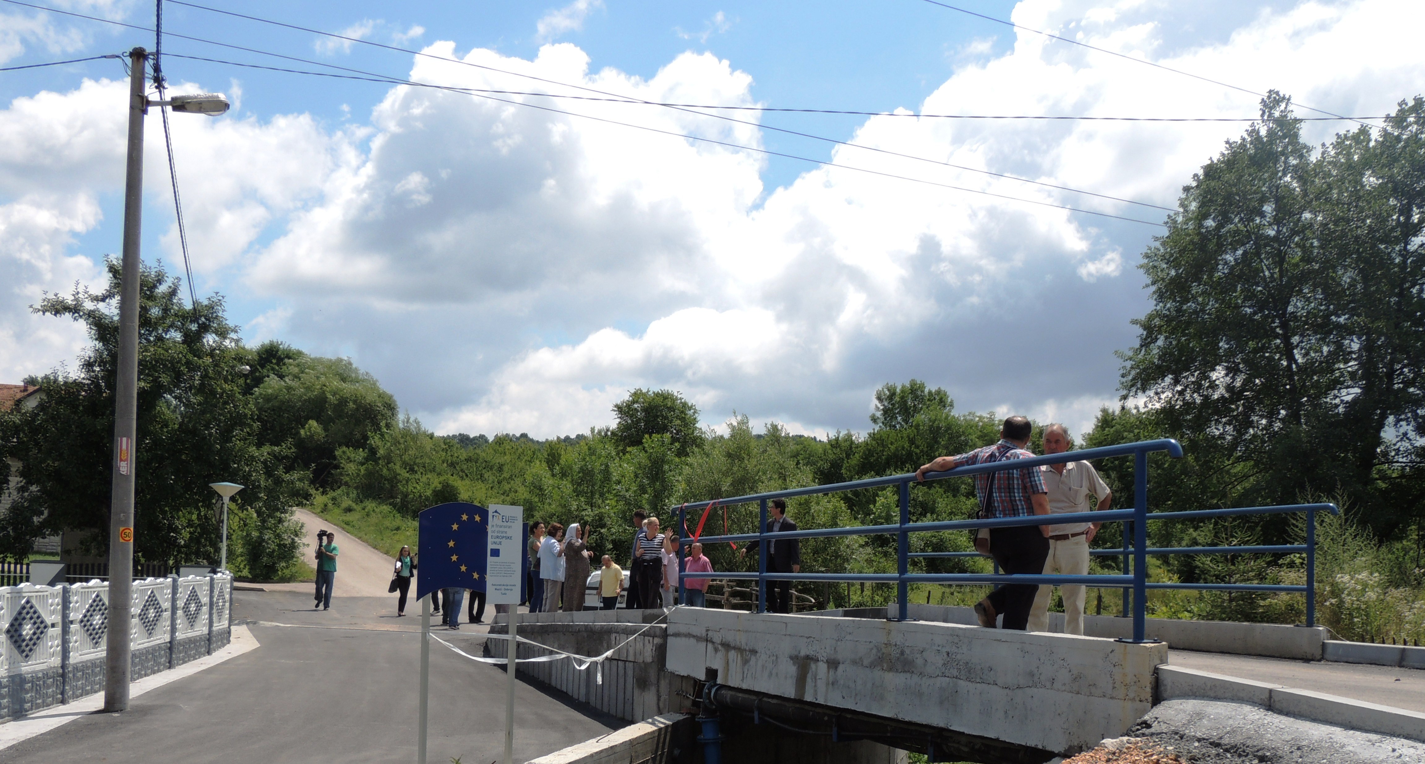 Završena rekonstrukcija mosta i puta u mjesnoj zajednici Dobrnja
