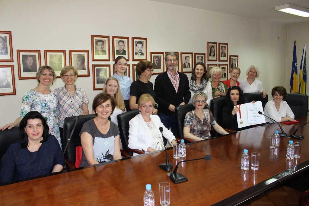 Gradonačelnik Tuzle upriličio prijem za članice ženskog hora „Učo“ GKUD-a „Bosna“