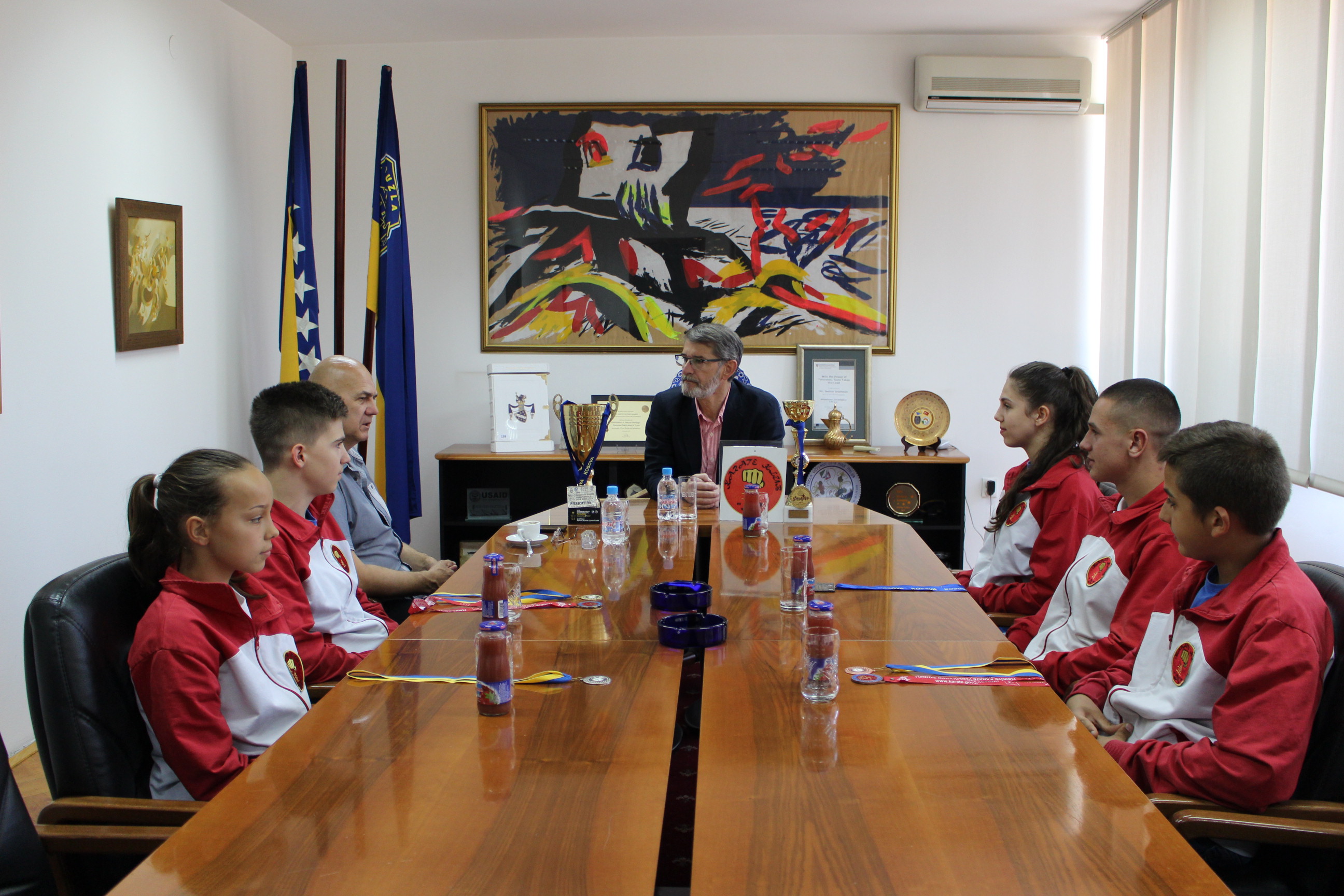 Gradonačelnik Tuzle primio predstavnike karate kluba Do iz Tuzle