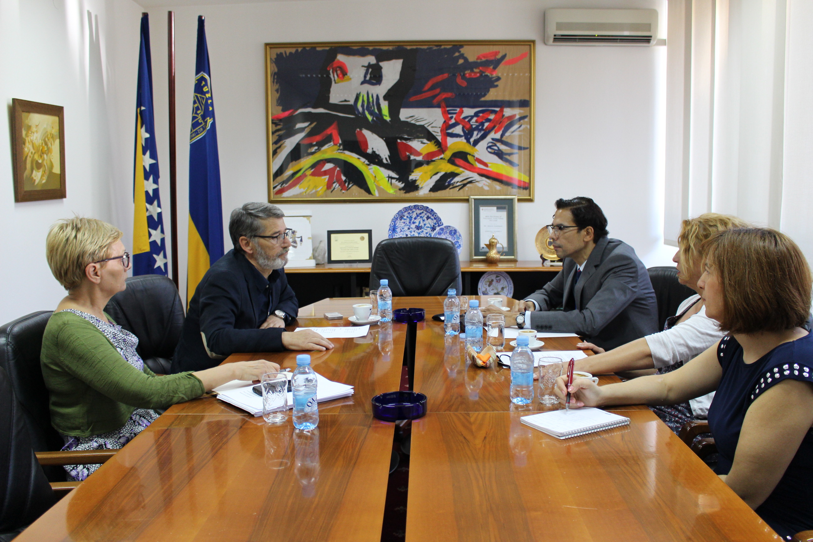 Radni sastanak gradonačelnika Tuzle i šefa Ureda Misije OSCE-a u Tuzli