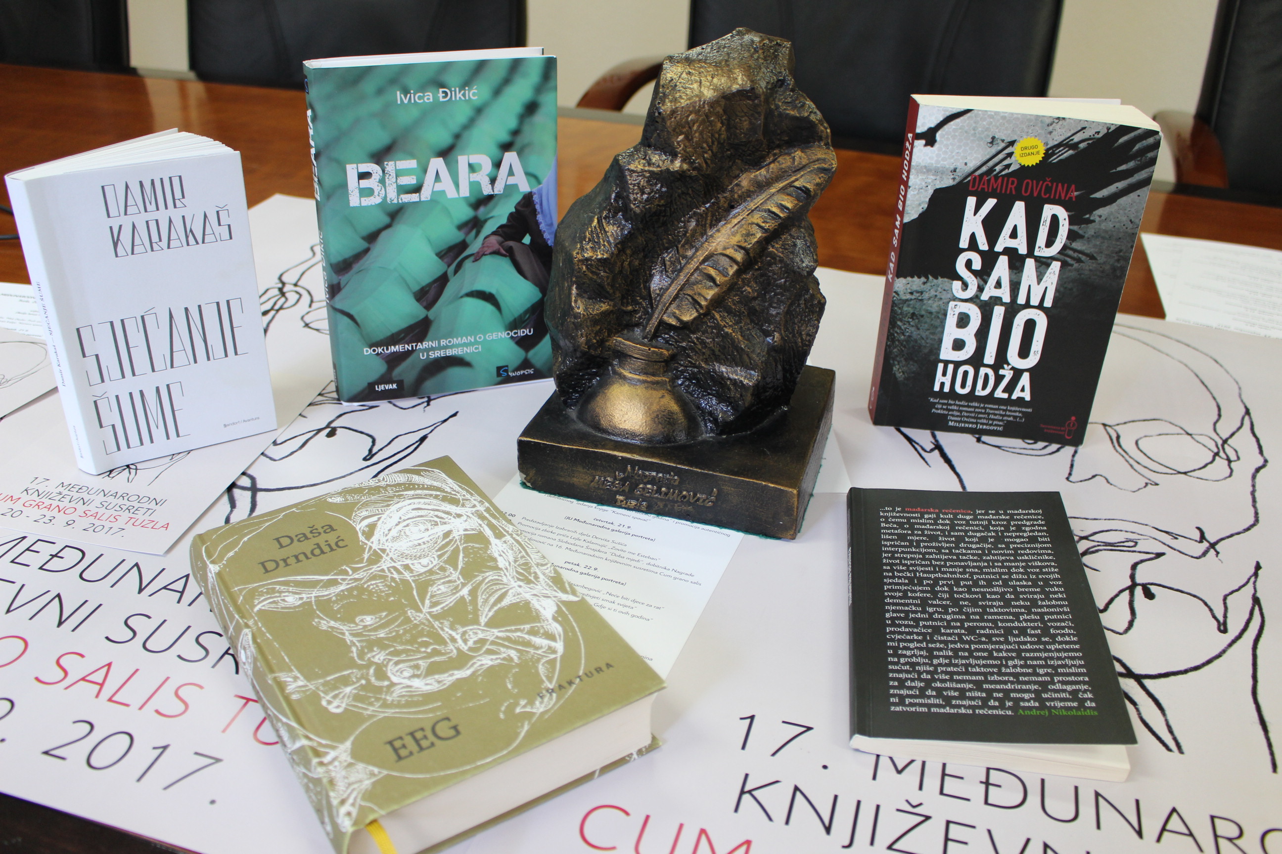 Poznati naslovi romana koji su ušli u uži izbor za nagradu “Meša Selimović”