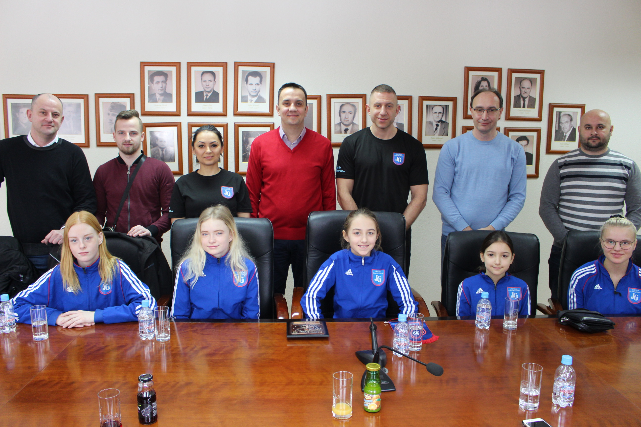 (foto) Upriličen prijem za predstavnike Gimnastičkog kluba Tuzla, Gimnastičkog kluba Jarfalla iz Štokholma i Fondacije Sports for Children iz Holandije