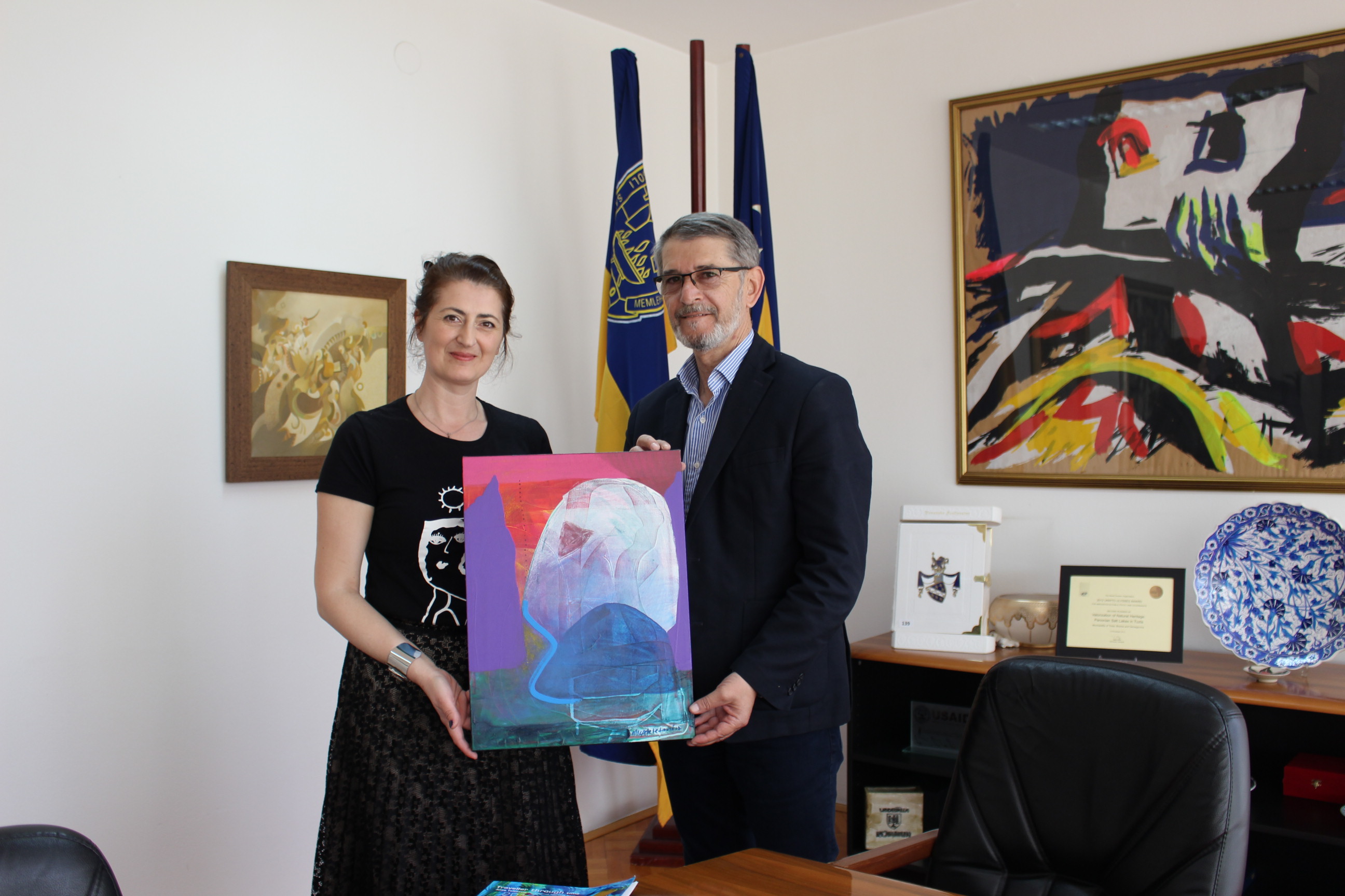 (foto) Prijem za Akademsku slikaricu i članicu ULUPBiH Alisu Teletović