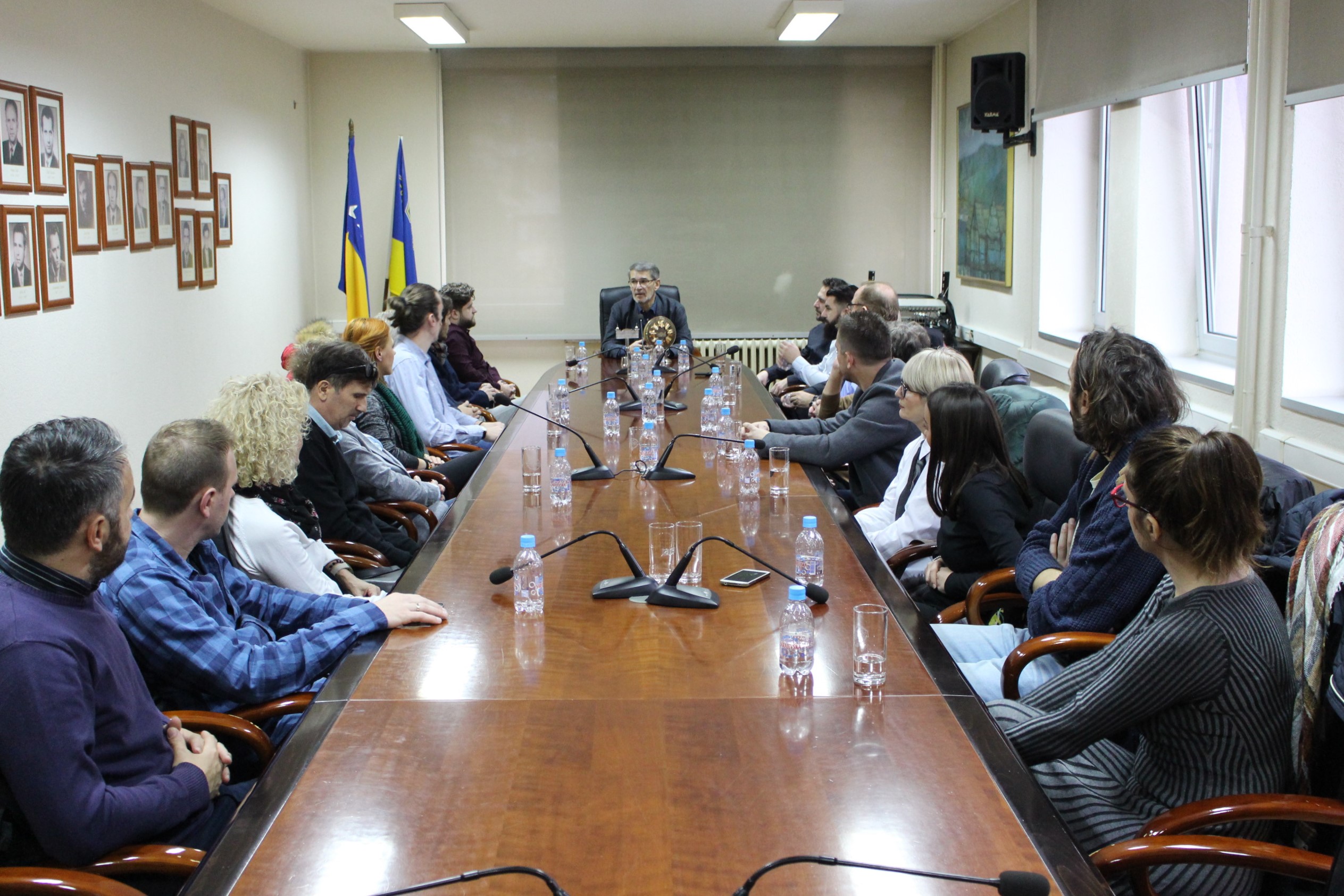 (video+foto) Gradonačelnik upriličio prijem za predstavnike Narodnog pozorišta Tuzla