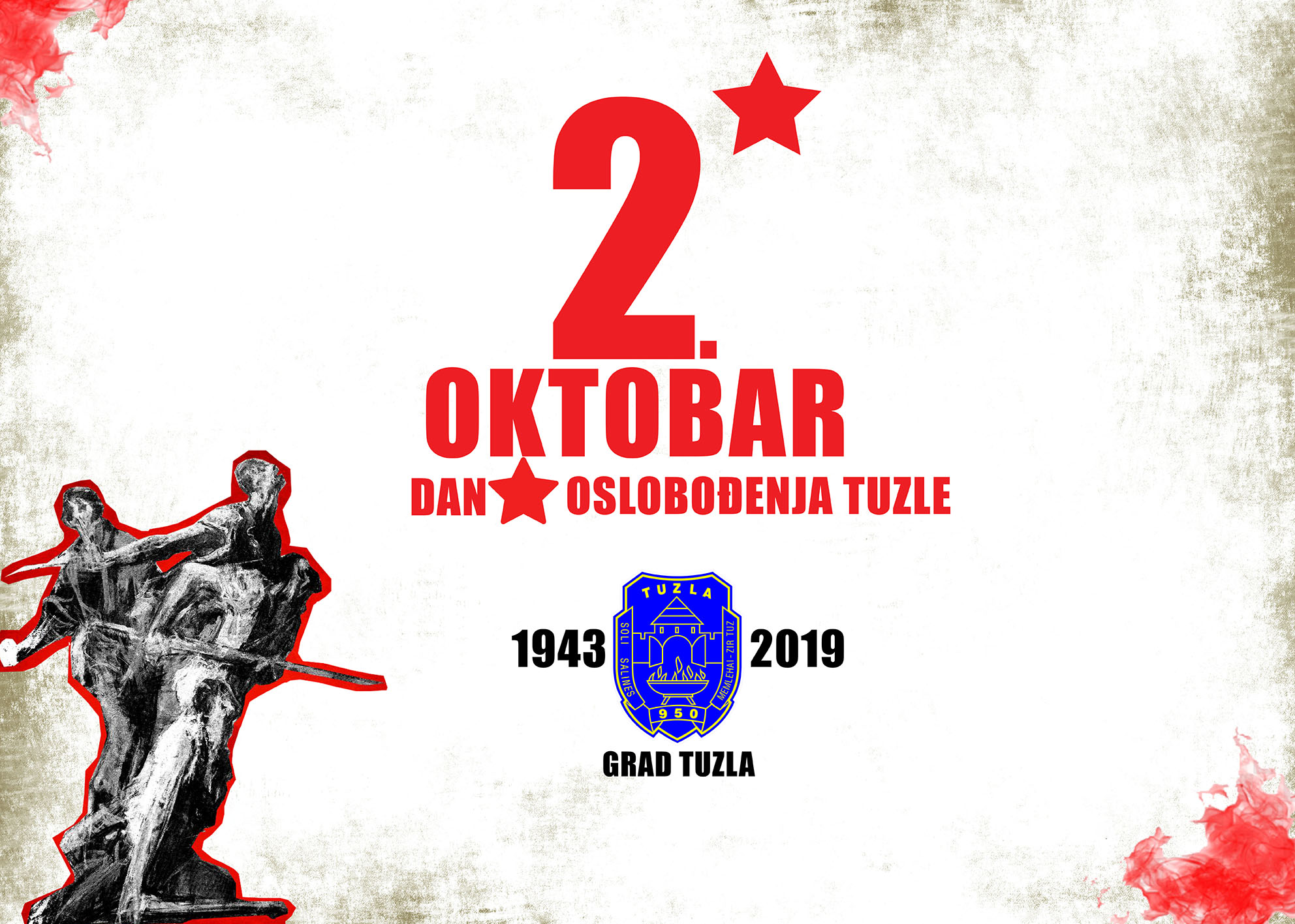 Obilježavanje 76. godišnjice oslobođenja grada Tuzle, 2.10.1943. godine