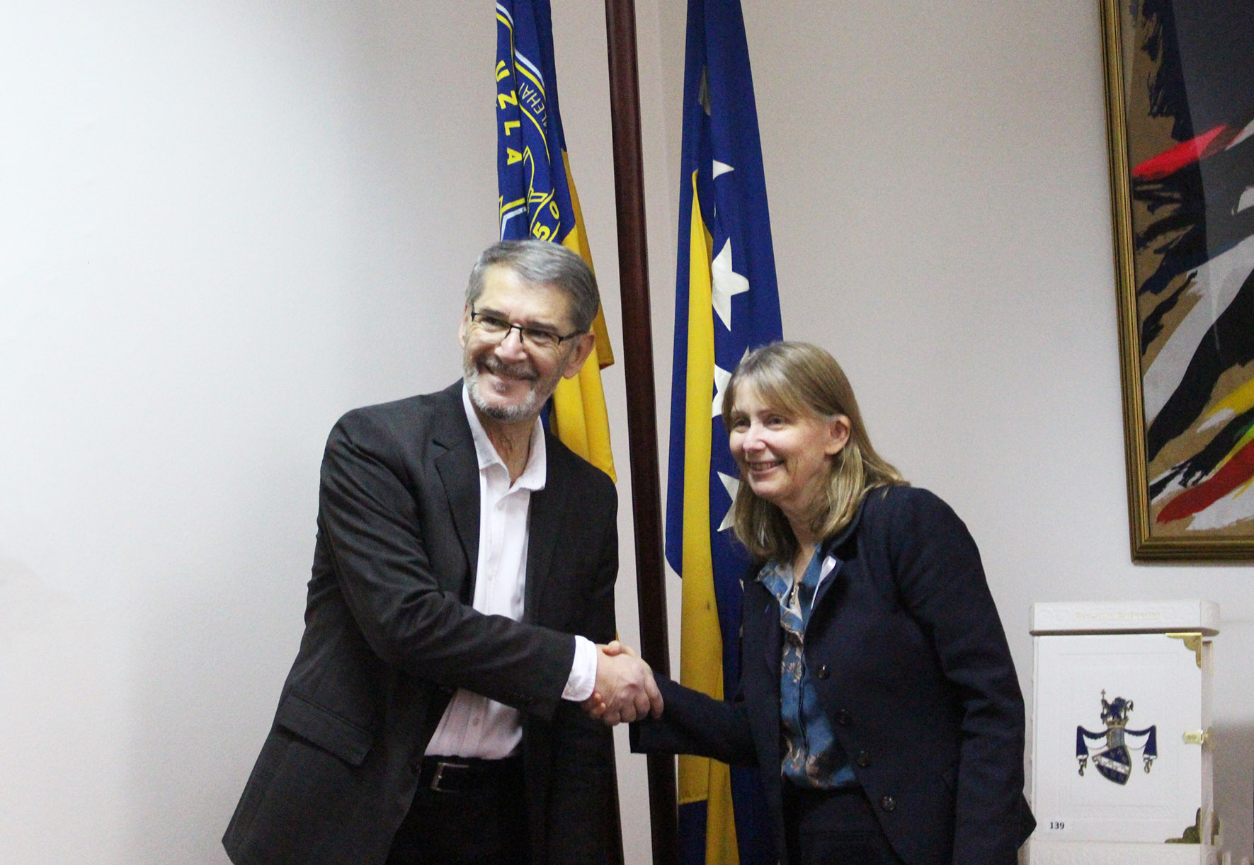 Šefica Misije OSCE-a BiH, ambasadorica Kathleen Kavalec, u posjeti gradonačelniku Tuzle