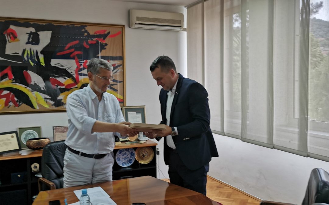 Gradonačelnik Tuzle upriličio prijem za Ademira Zurapovića, najboljeg bosanskohercegovačkog košarkaškog sudiju, učesnika Olimpijskih igara u Tokiju