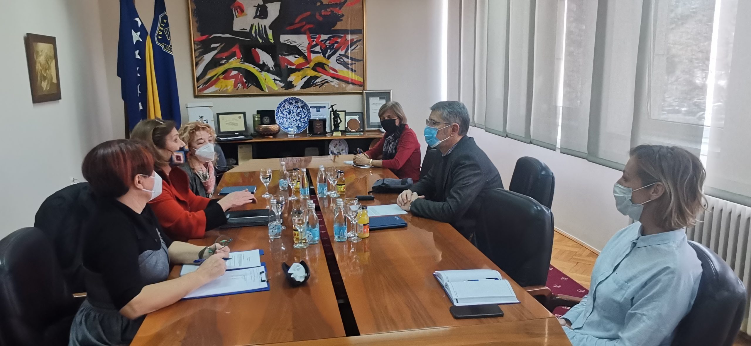 Gradonačelnik sa predstavnicima UNHCR-a