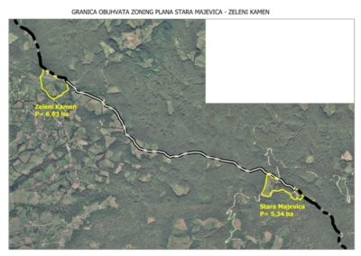 Zoning plan Zeleni kamen
