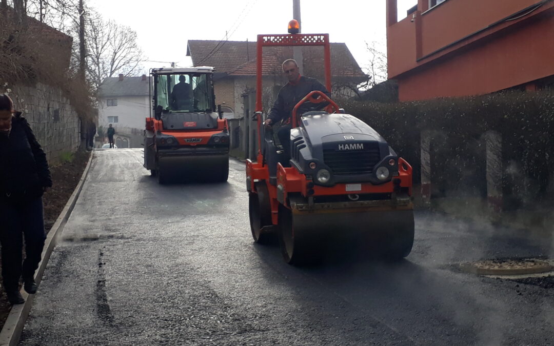 Počeli radovi na asfaltiranju dijela ulice Pavla Goranina u naselju Kužići