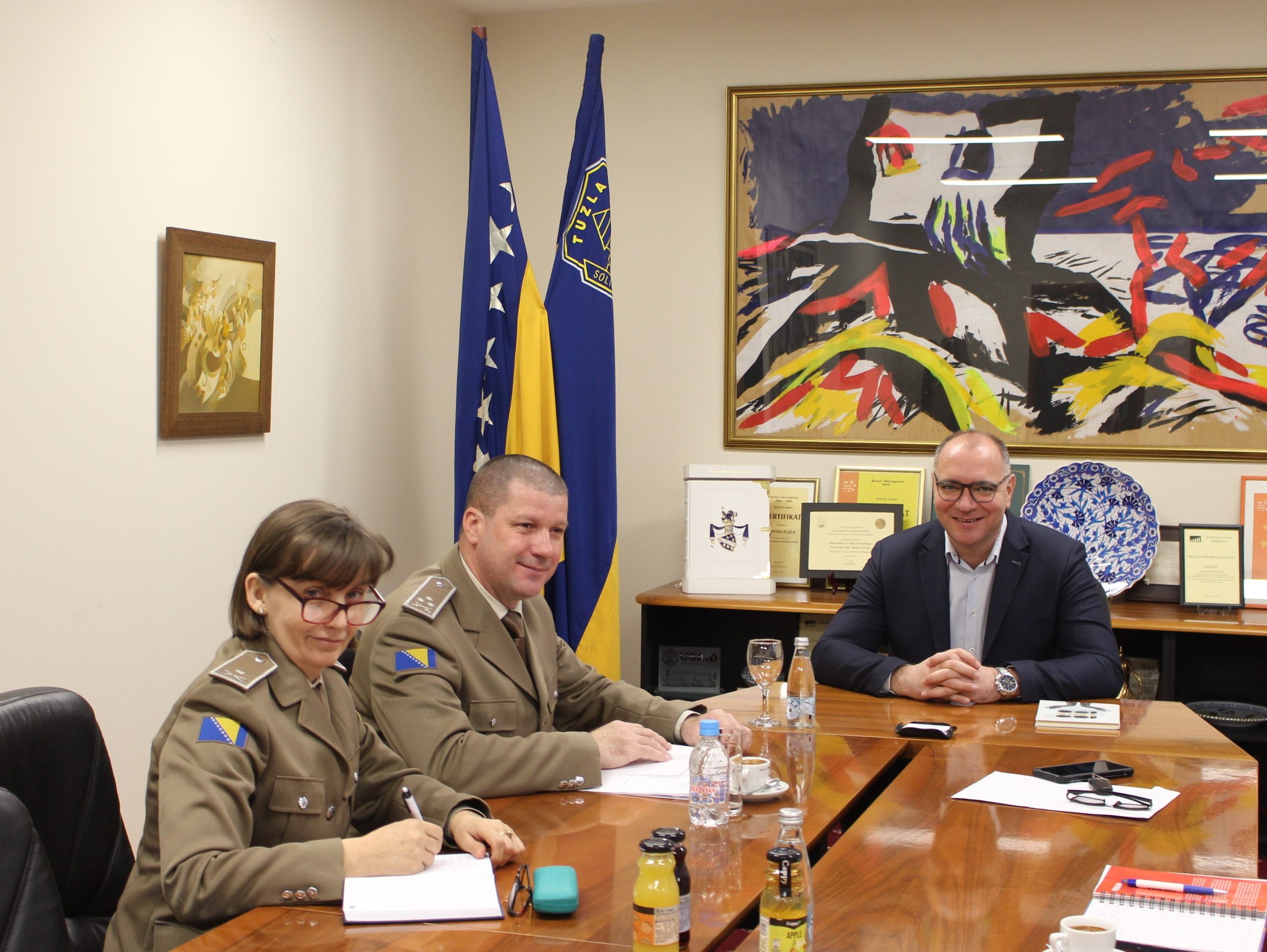 IMG_7800 Grad Tuzla će učestvovati u procesu opremanja Odjeljenja muzeja 2. pješadijskog puka Oružanih snaga BiH