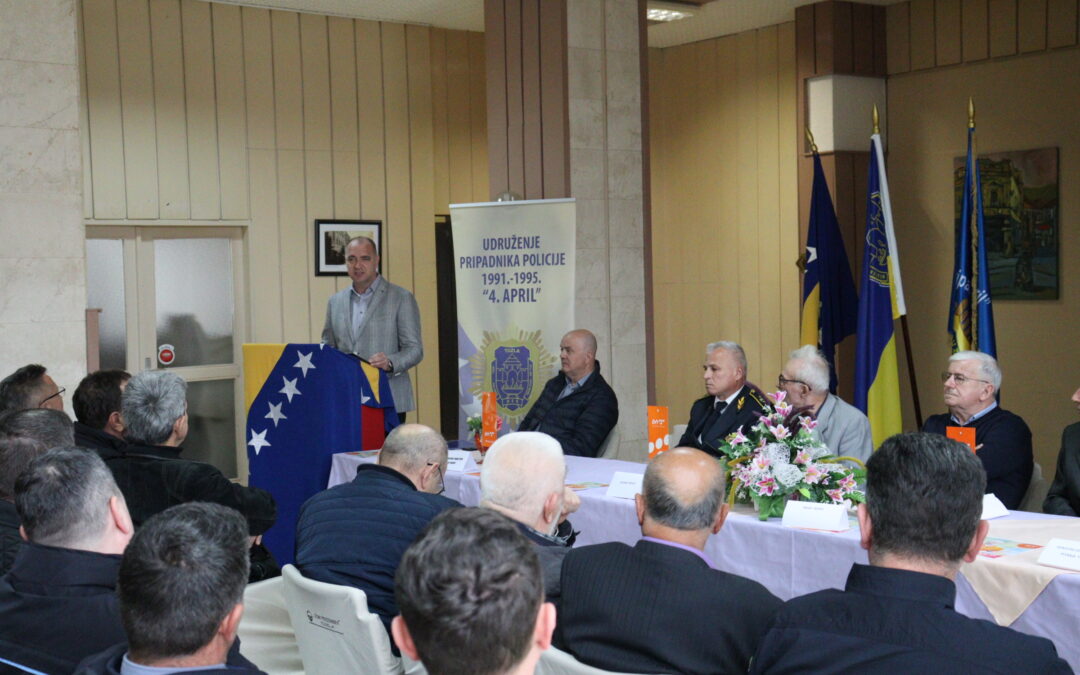 Gradonačelnik Lugavić prisustvovao obilježavanju 31.godišnjice formiranja rezervnih stanica milicije u svim mjesnim zajednicama tadašnje općine Tuzla