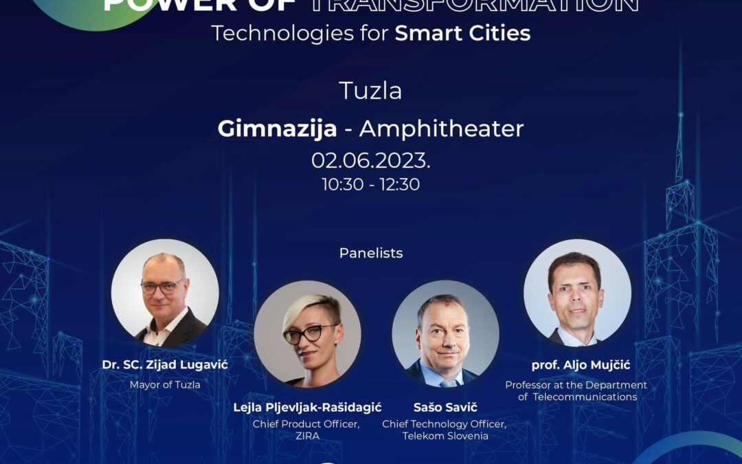 Gradonačelnik dr. sc. Zijad Lugavić učesnik panela “Moć transformacije – Tehnologije za pametne gradove”