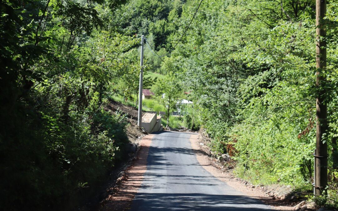 Završena sanacija puta u ulici 115. HVO brigade u naselju Gradovrh, MZ Solina