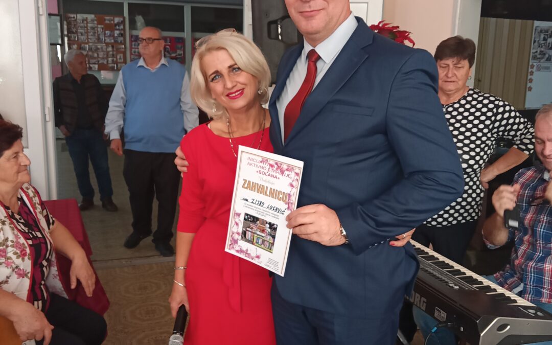 Gradonačelnik Lugavić podržao rad Inicijativne grupe za aktivno starenje MZ Solana
