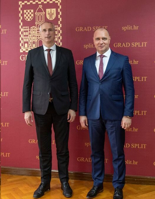 Gradonačelnik Tuzle razgovarao sa gradonačelnikom Splita o saradnji na implementaciji smart city rješenja u Tuzli