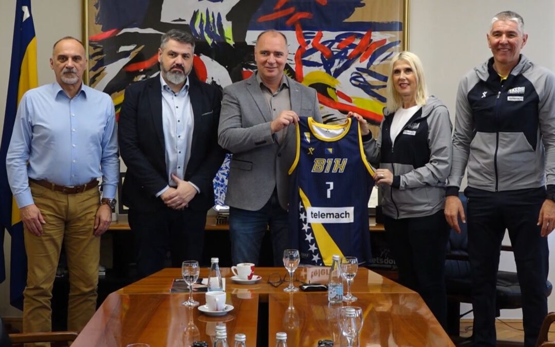 Gradonačelnik Lugavić podržao košarkašku reprezentaciju BiH uoči utakmice sa Francuskom