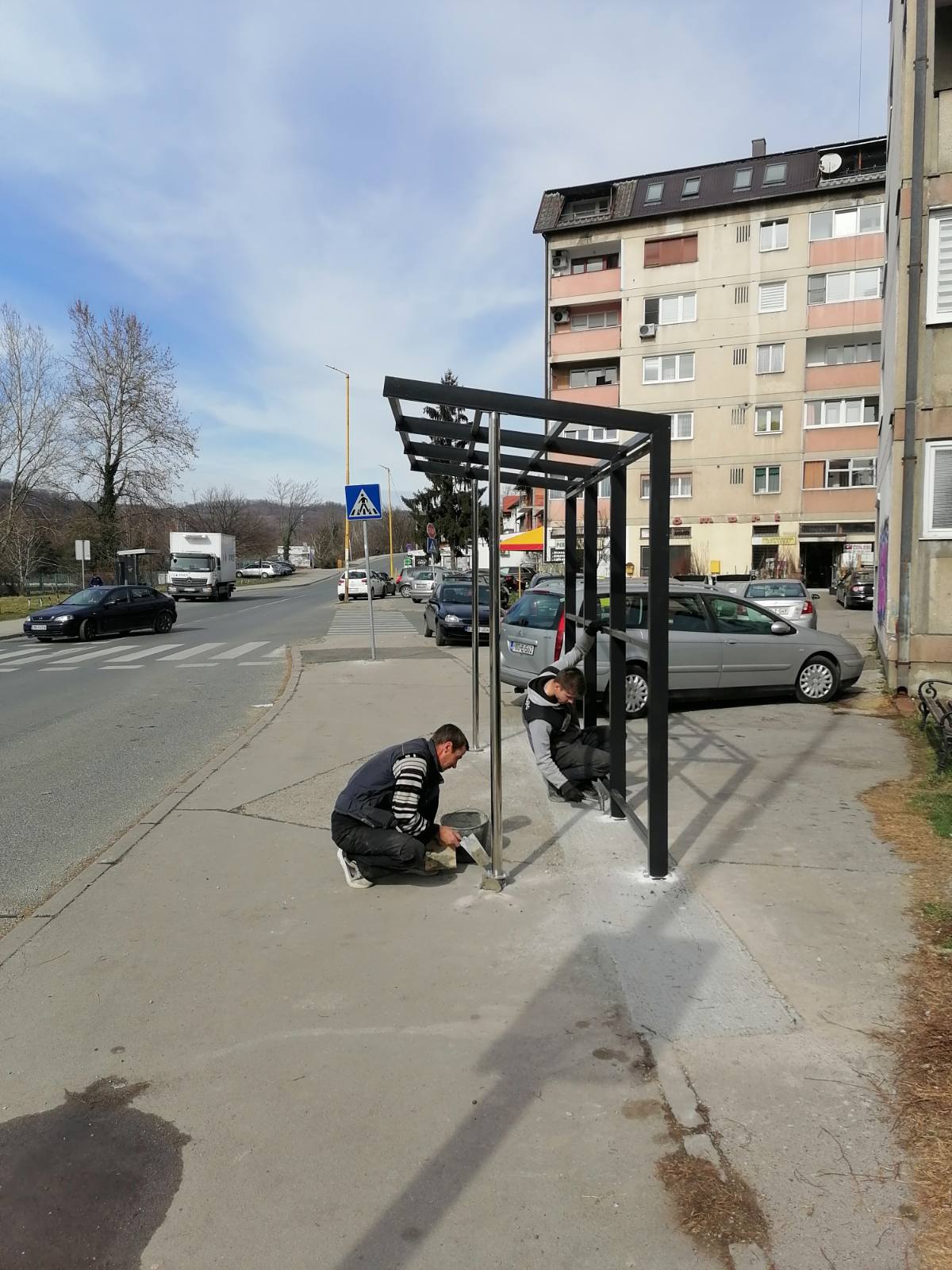 autobuska nadstrešnica ulica Armije R BiH