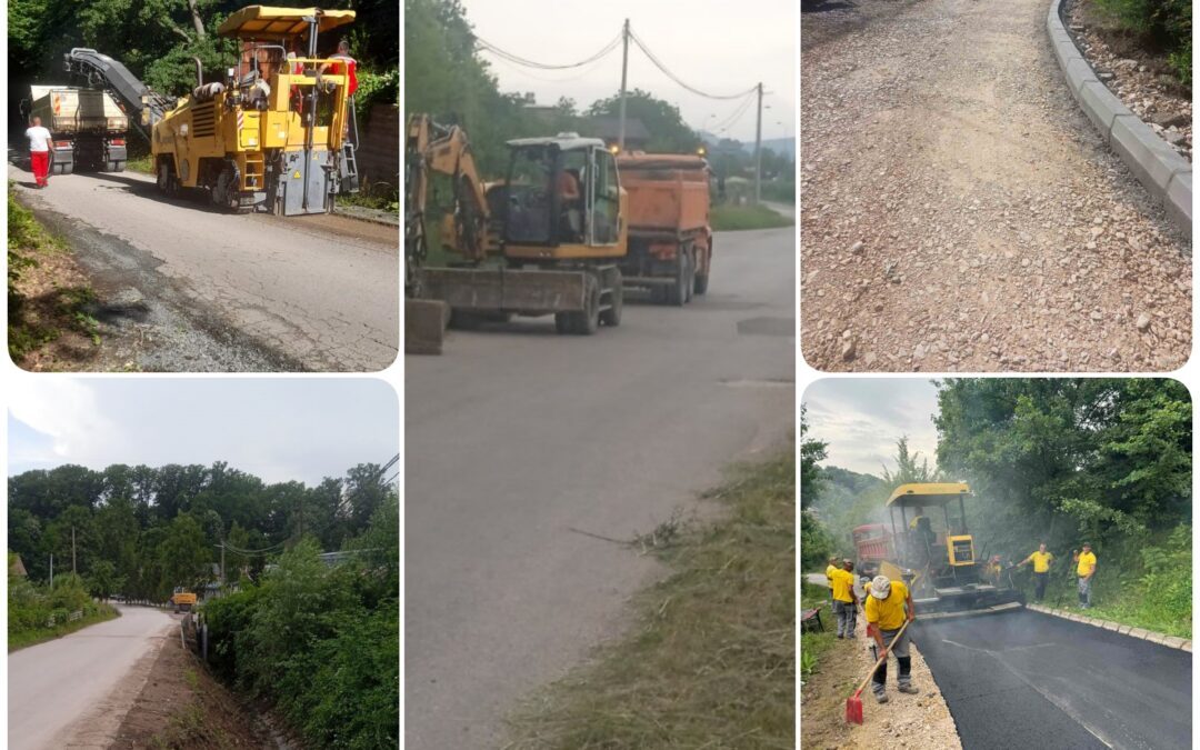 U toku radovi na sanaciji puteva u mjesnim zajednicama Solana, Bukinje, Kiseljak, Breške, Tušanj i Kula