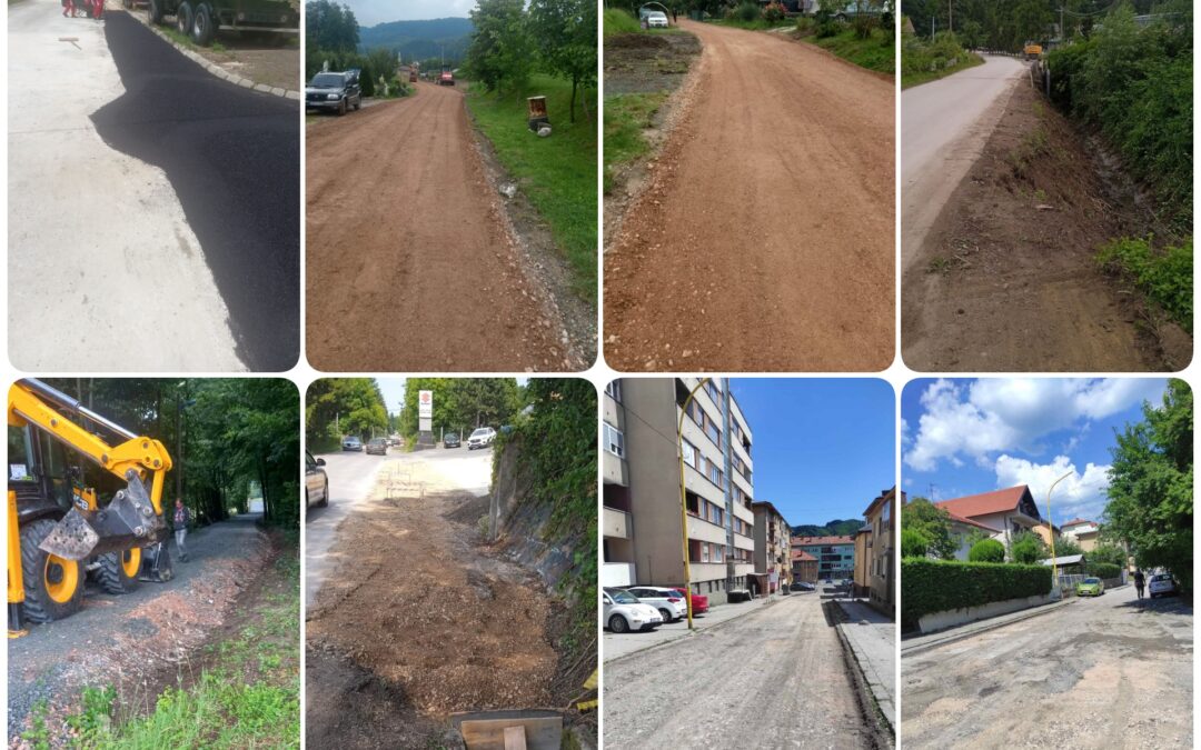 Započeti radovi na sanaciji puteva u mjesnim zajednicama Požarnica, Kiseljak, Solina, Batva, Bukinje i Kreka