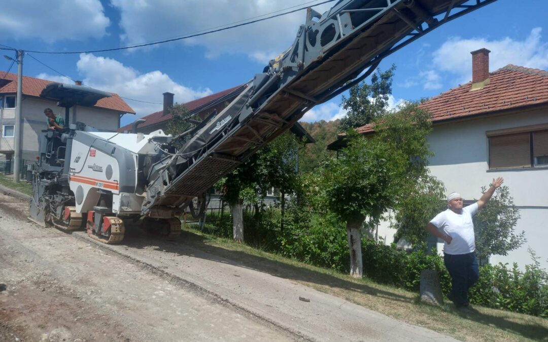 Počela sanacija saobraćajnice u naselju Dobrnja