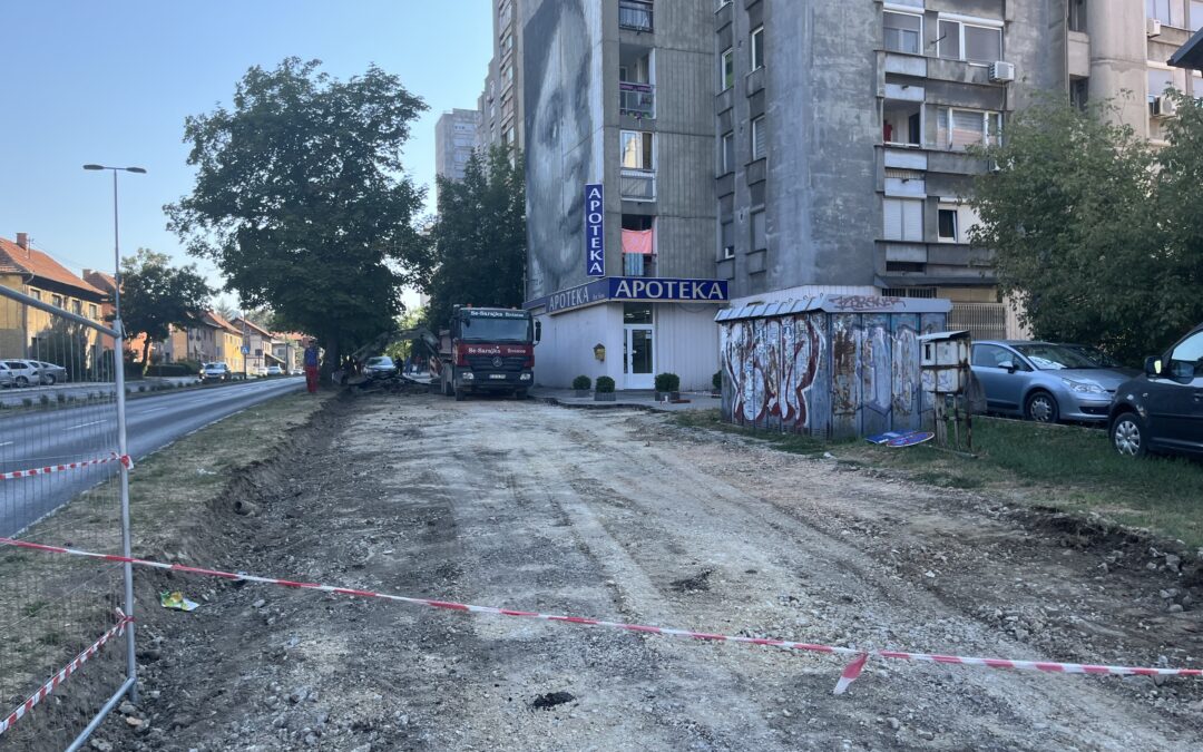 Grad Tuzla izvodi sanacione radove na putnoj infrastrukturi u naselju Irac