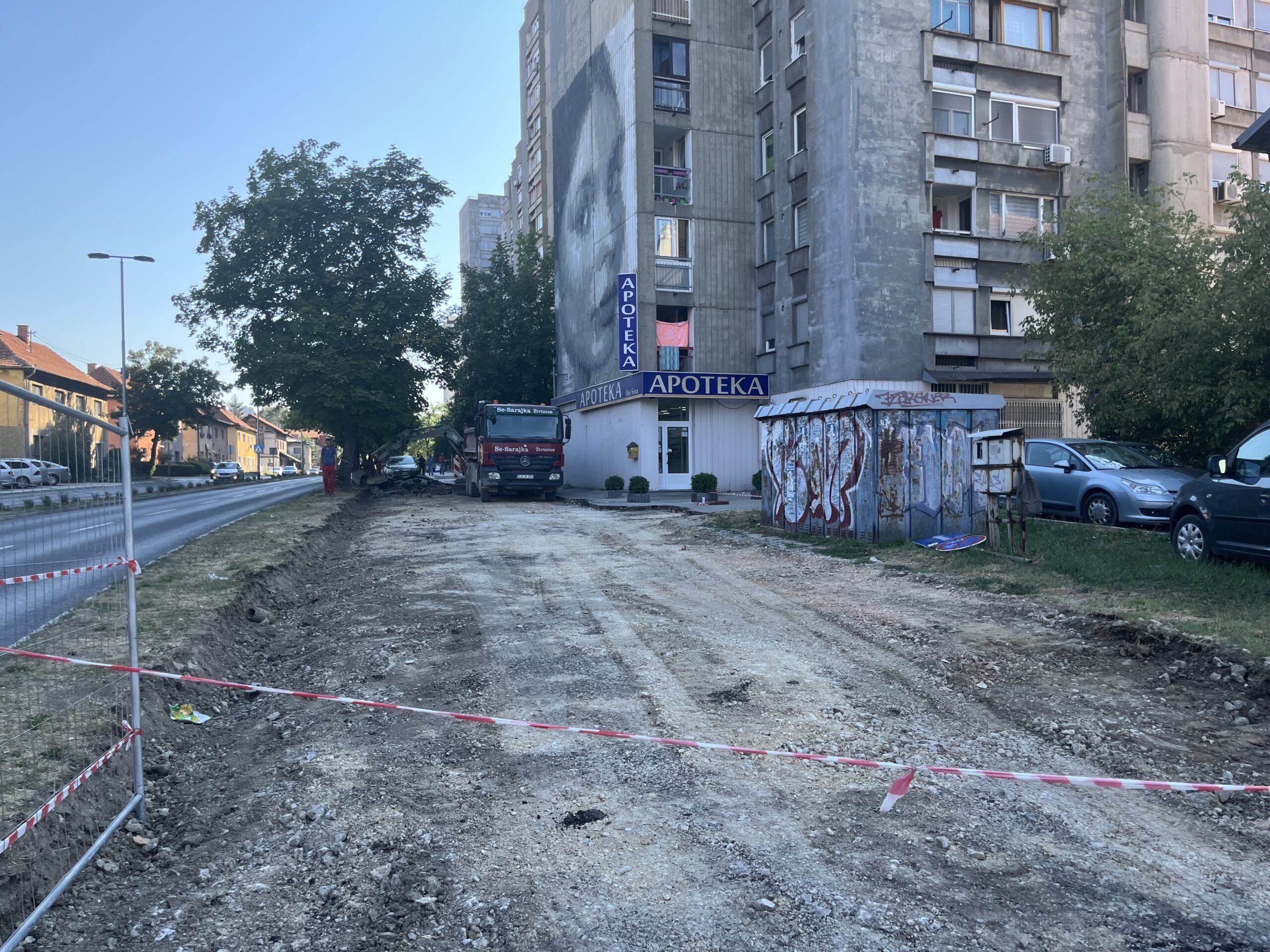 Grad Tuzla izvodi sanacione radove na putnoj infrastrukturi u naselju Irac