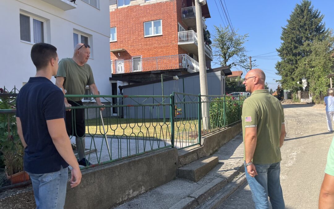 Gradonačelnik Lugavić u radnoj posjeti MZ Mosnik gdje su u toku infrastrukturni radovi