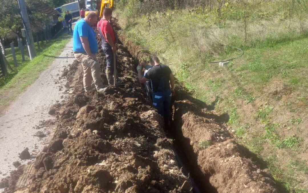 U toku su radovi na proširenju vodovodne mreže u naselju Gornja Grabovica