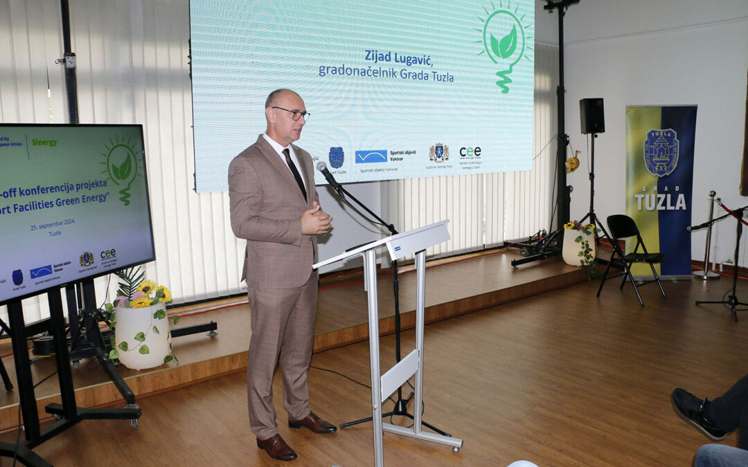 Grad Tuzla kroz projekt SINERGY unapređuje energetsku efikasnost sportskog centra Mejdan
