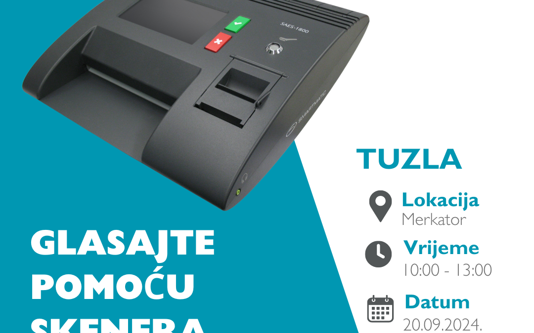 Glasajte pomoću skenera, dođite na simulaciju!