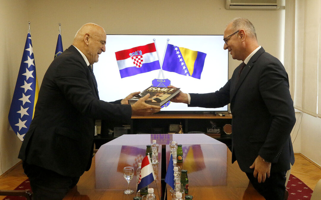 Gradonačelnik Lugavić sastao se s generalnim konzulom Republike Hrvatske u Tuzli, Ivanom Bandićem