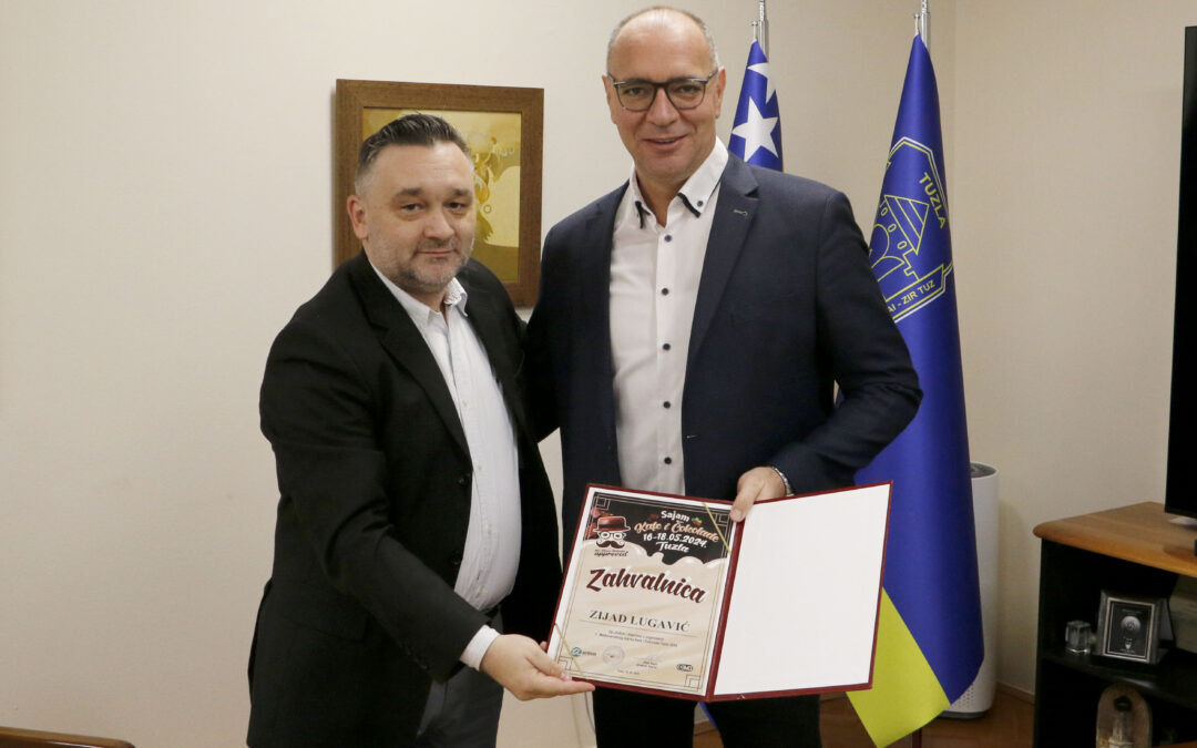 Gradonačelnik Lugavić primio organizatora Sajma kafe i čokolade u Tuzli