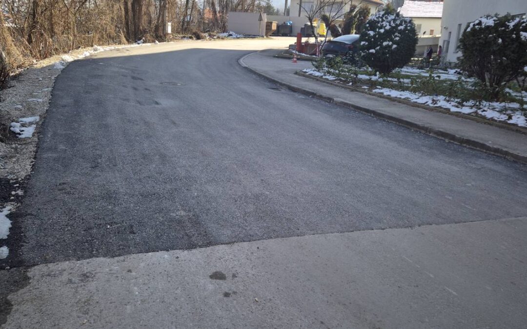 Okončani radovi na sanaciji klizišta i puta u dijelu ulice Alekse Šantića