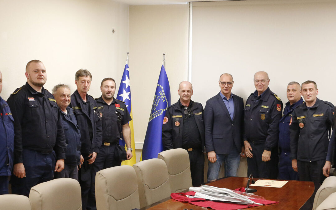 Gradonačelnik Tuzle ugostio predstavnike Udruge dobrovoljnih vatrogasaca iz Osijeka