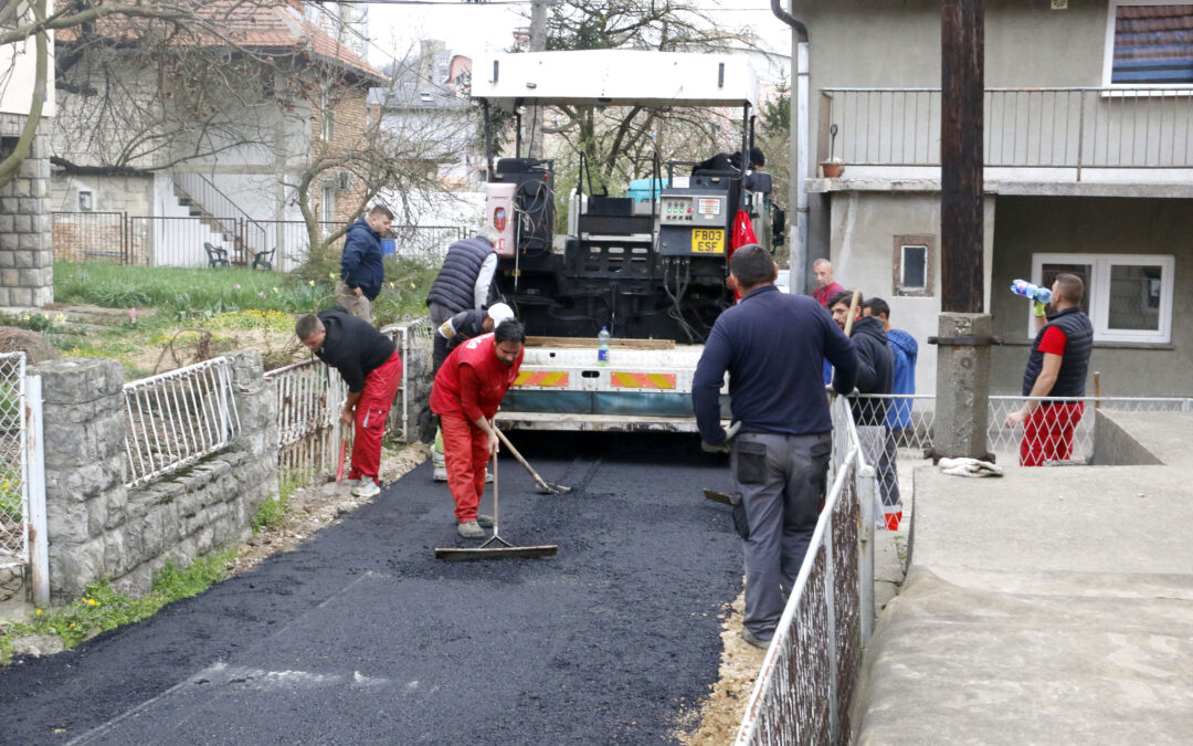 U toku sanacija kolovoza u ulicama Ivana Markovića Irca i Rudolfa Vikića