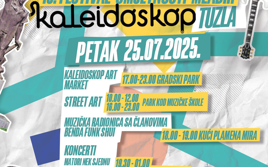 Četvrti dan Kaleidoskopa: Ulična umjetnost, muzička radionica i večer alternativnog zvuka