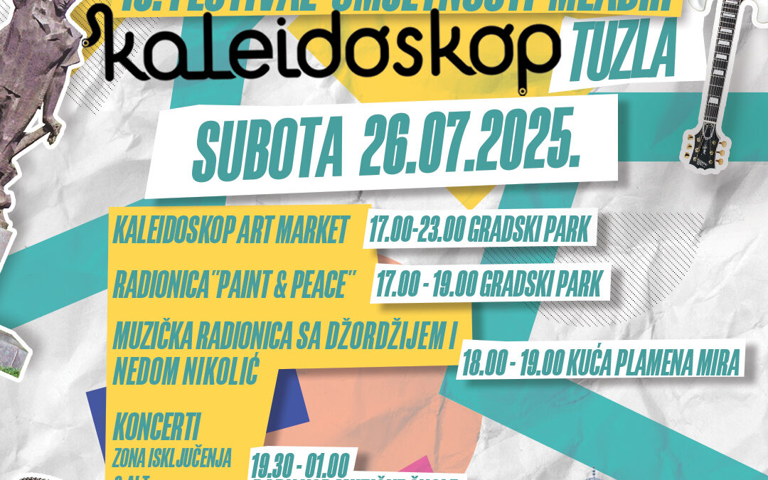 Peti dan 15. Kaleidoskop festivala donosi radionice, umjetnost i nastupe regionalnih bendova