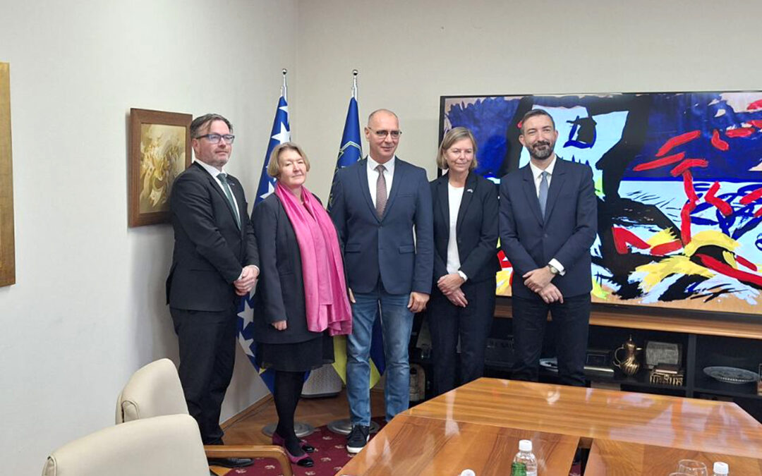 Gradonačelnik Lugavić sastao se s ambasadorima Norveške, Češke, Slovenije i predstavnikom NATO-a u Bosni i Hercegovini