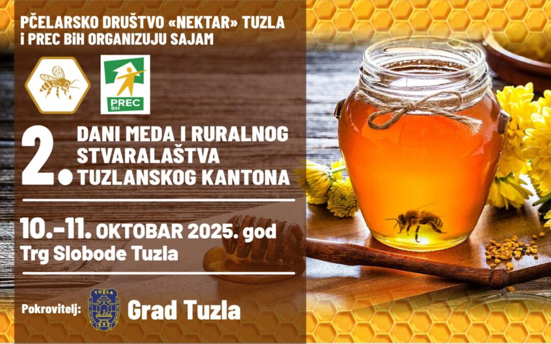 Tuzla u znaku meda i domaćih proizvoda: Počinju Dani meda i ruralnog stvaralaštva Tuzlanskog kantona