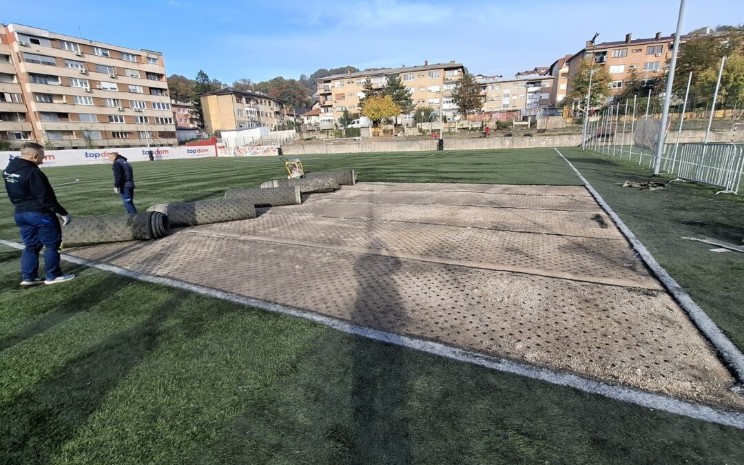 Počeli radovi na sanaciji i uređenju Gradskog stadiona Tušanj