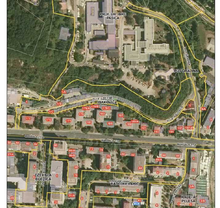 Obavještenje o obustavi saobraćaja u ulici Alije Isakovića