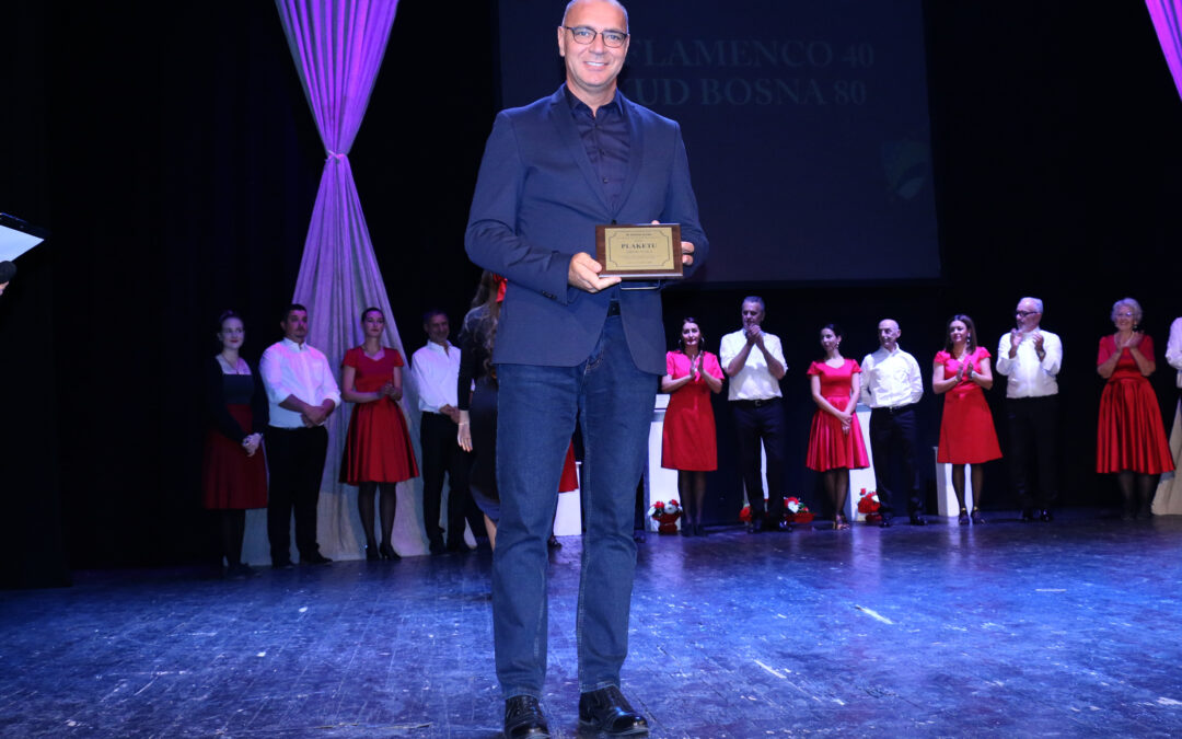 Gradonačelnik Lugavić na svečanosti povodom 40 godina Plesnog kluba “Flamenco”