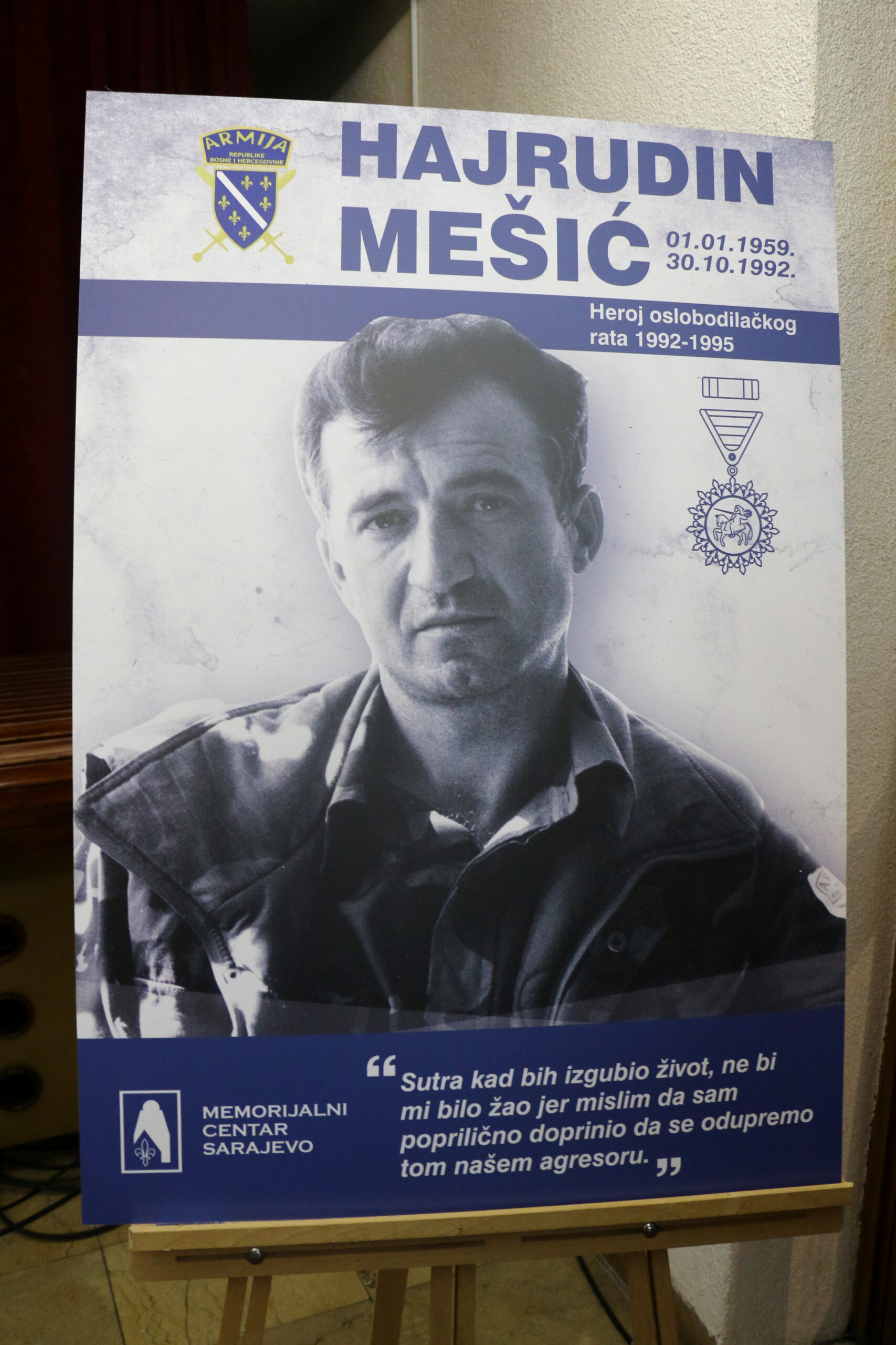 Gradonačelnik Lugavić: Kapetan Hajro simbol je herojstva i borbe za zajednički život u Bosni i Hercegovini