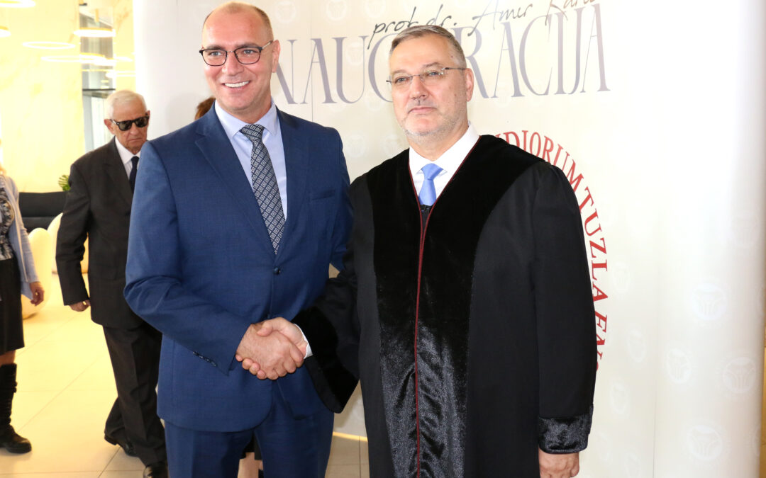 Gradonačelnik Lugavić na inauguraciji rektora Karića: Tuzla ima snagu znanja i zajedništva