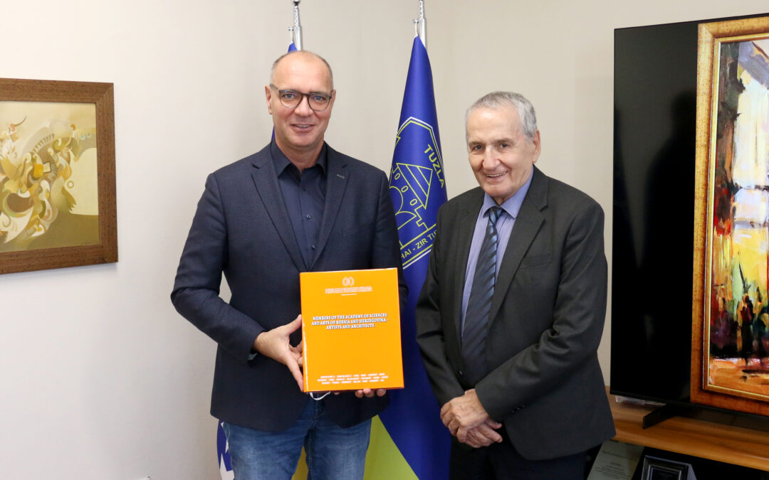 Gradonačelnik Lugavić razgovarao s predstavnicima Akademije nauka i umjetnosti BiH o jačanju saradnje u oblasti nauke i kulture