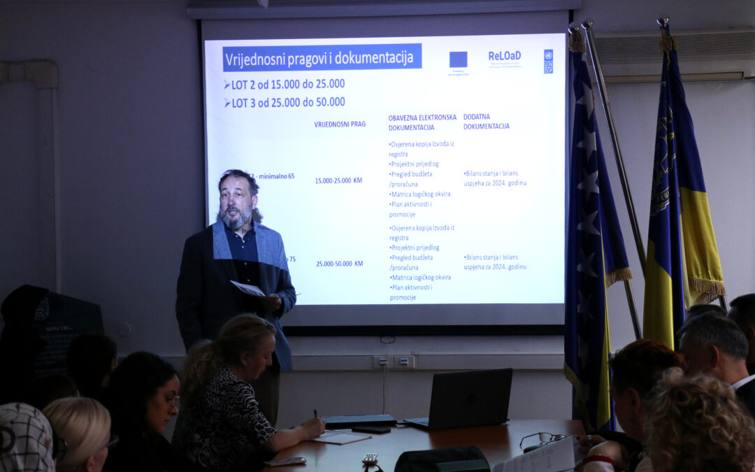 Održana prezentacija javnog poziva za organizacije civilnog društva u okviru ReLOaD 3 programa