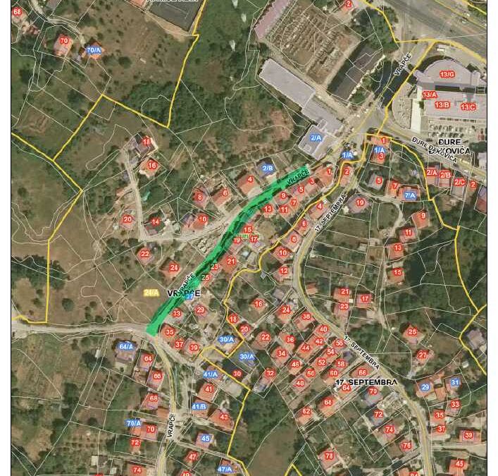 Privremena obustava saobraćaja u dijelu ulice Vrapče