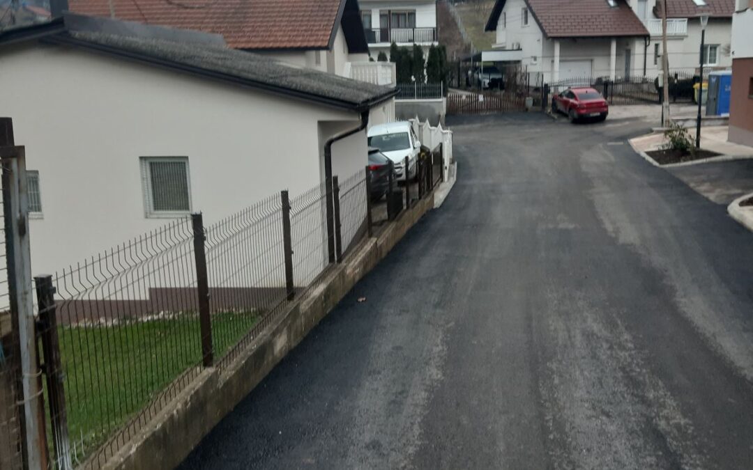 Završeni radovi na sanaciji i asfaltiranju ulice Vrapče